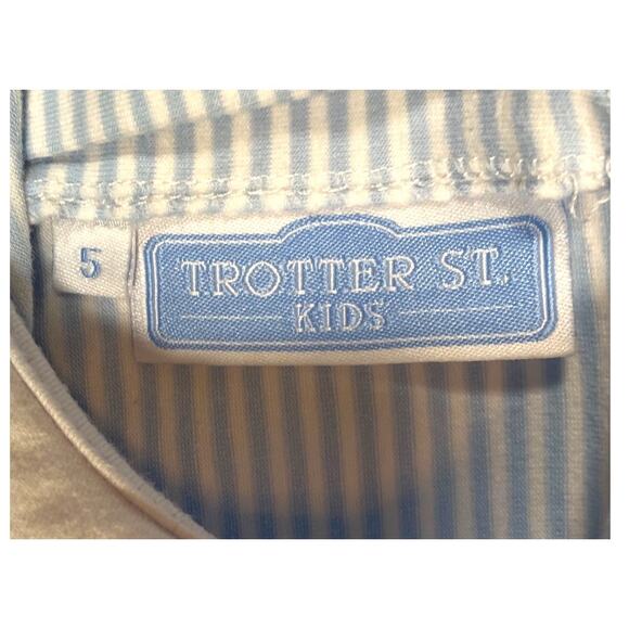 Trotter Street Kids Santa Applique Size 5 Dress - Picture 4 of 5